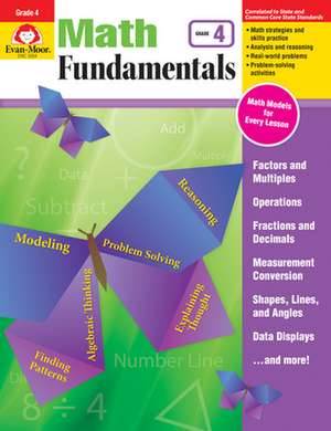 Math Fundamentals, Grade 4 de Evan-Moor Educational Publishers