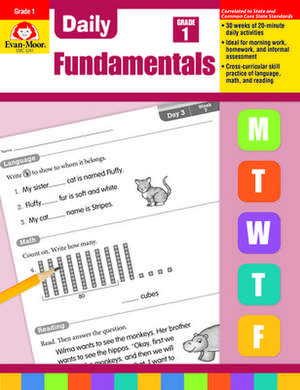 Daily Fundamentals, Grade 1 de Evan-Moor Educational Publihsers