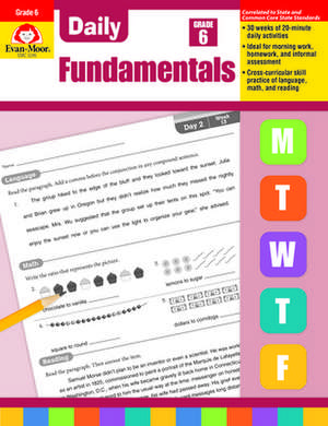 Daily Fundamentals, Grade 6 de Evan-Moor Educational Publishers