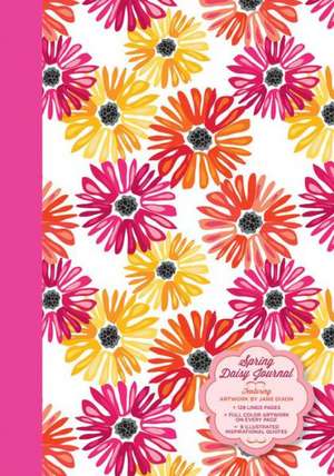 Spring Daisy Journal: Featuring Artwork by Jane Dixon - 128 Lined Pages de Jane Dixon