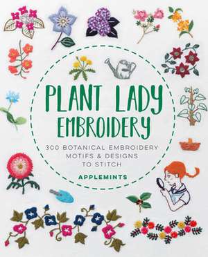 Plant Lady Embroidery de Applemints