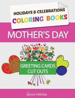 Mother's Day Coloring Book Greeting Cards de Holidays &. Celebrations Coloring Books