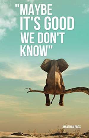 "Maybe It's Good We Don't Know" de Jonathan Prox