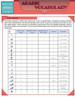 Arabic Vocabulary (Speedy Study Guides de Speedy Publishing LLC