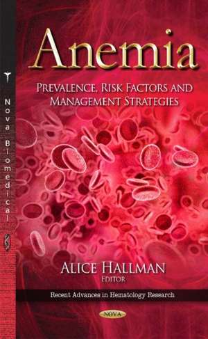 Anemia de Alice Hallman