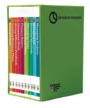 HBR 20-Minute Manager Boxed Set (10 Books) (HBR 20-Minute Manager Series): The Definitive Management Ideas of the Year from Harvard Business Review (with Bonus McKinsey Award-Winning Article "P de Harvard Business Review