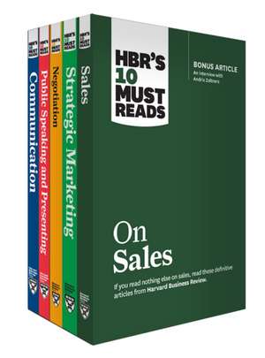 Hbr's 10 Must Reads for Sales and Marketing Collection (5 Books) de Harvard Business Review