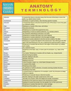 Anatomy Terminology (Speedy Study Guides) de Speedy Publishing LLC