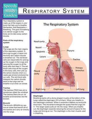 Respiratory System (Speedy Study Guide) de Speedy Publishing Llc