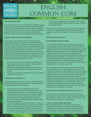 English Common Core (Speedy Study Guides) de Speedy Publishing LLC