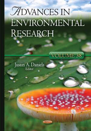 Advances in Environmental Research