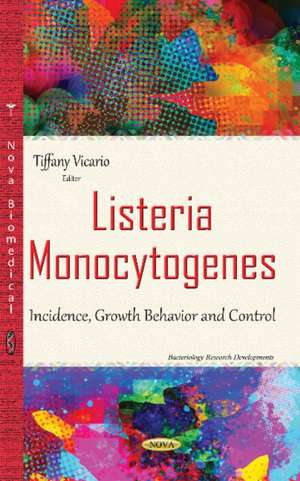 Listeria Monocytogenes: Incidence, Growth Behavior & Control de Tiffany Vicario