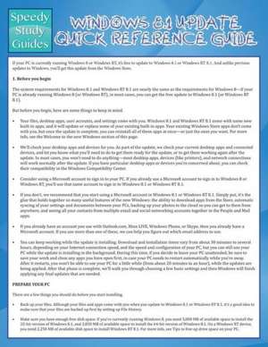 Windows 8.1 Update Quick Reference Guide de Speedy Publishing LLC