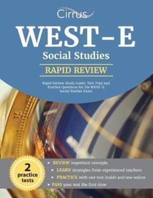 WEST-E Social Studies Rapid Review Study Guide de West-E Social Studies Exam Prep Team