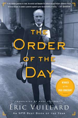 The Order of the Day de Eric Vuillard