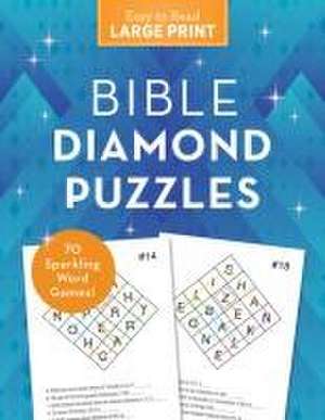 Bible Diamond Puzzles Large Print de Compiled By Barbour Staff