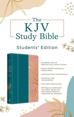 The KJV Study Bible, Students' Edition [Tropical Botanicals] de Christopher D. Hudson