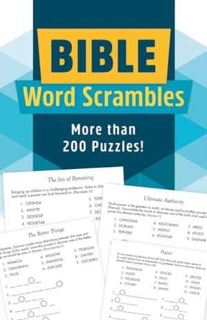 Bible Word Scrambles de Compiled By Barbour Staff