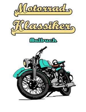 Motorrad-Klassiker Malbuch de Osam Colors