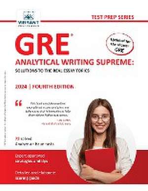 GRE Analytical Writing Supreme de Vibrant Publishers