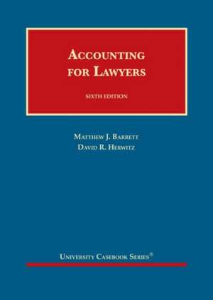 Accounting for Lawyers de David R. Herwitz