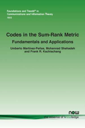 Codes in the Sum-Rank Metric de Umberto Martínez-Peñas