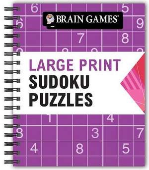 Brain Games - Large Print Sudoku Puzzles (Arrow) de Publications International Ltd