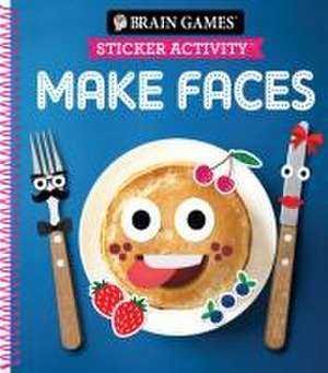 Brain Games - Sticker Activity - Make Faces (Age 3 Years and Up) de Publications International Ltd