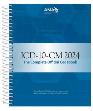 ICD-10-CM 2024 the Complete Official Codebook de American Medical Association