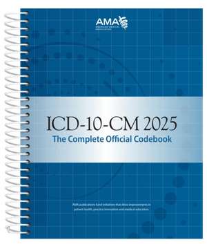 ICD-10-CM 2025 the Complete Official Codebook de American Medical Association