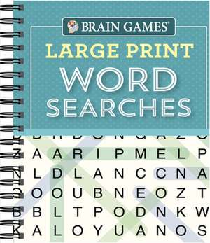 Brain Games - Large Print Word Searches (Teal) de Publications International Ltd