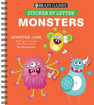 Sticker by Letter: Monsters de Publications International Ltd