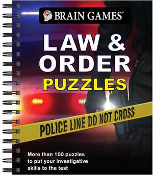 Brain Games - Law & Order Puzzles de Publications International Ltd