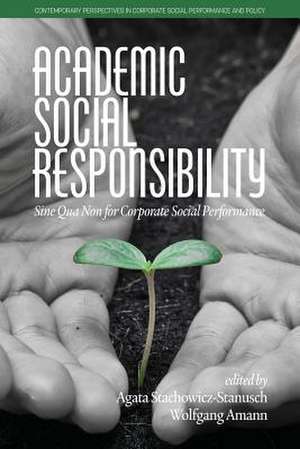 Academic Social Responsibility de Wolfgang Amann