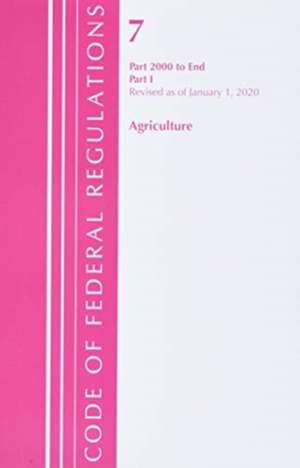 TITLE 07 AGRICULTURE 2000-END de Office Of The Federal Register (U.S.)