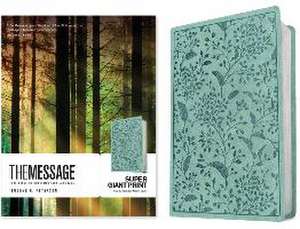 The Message Super Giant Print (Leather-Look, Teal Berries) de Eugene H. Peterson