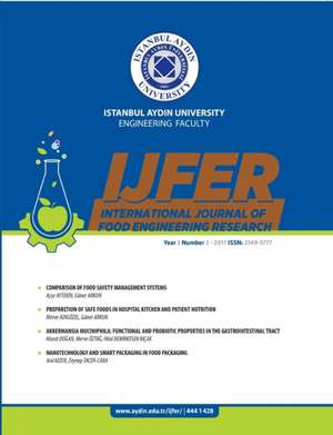 INTERNATIONAL JOURNAL OF FOOD ENGINEERING RESEARCH de Güner Arkun