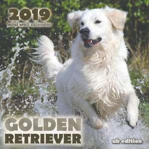 Golden Retriever 2019 Mini Wall Calendar (UK Edition) de Over the Wall Dogs