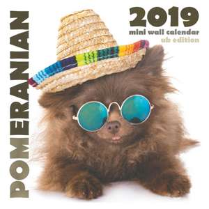 Pomeranian 2019 Mini Wall Calendar (UK Edition) de Over the Wall Dogs