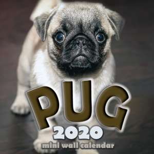 The Pug 2020 Mini Wall Calendar de Over the Wall Dogs