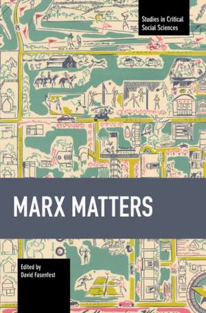 Marx Matters de David Fasenfest