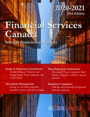 Financial Services Canada, 2020/21 de Grey House Canada