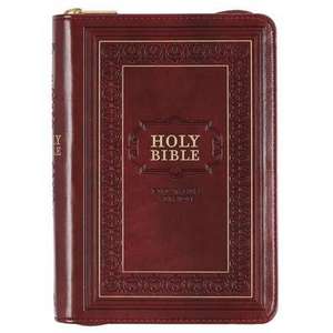 KJV LP COMPACT BIBLE BG W/ZIPP