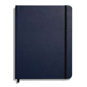 Shinola Journal, HardLinen, Grid, Navy (7x9) de Shinola