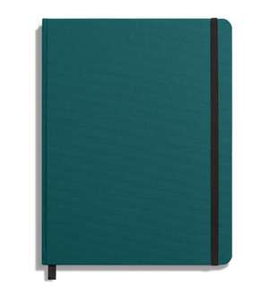 Shinola Journal, HardLinen, Ruled, Dark Teal (7x9) de Shinola