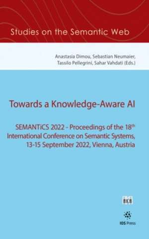 Towards a Knowledge-Aware AI de Anastasia Dimou