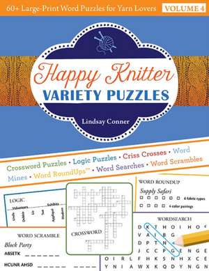 Happy Knitter Variety Puzzles de Lindsay Conner