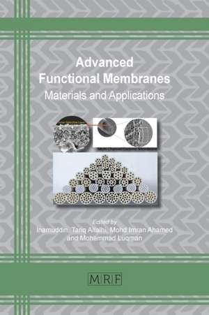 Advanced Functional Membranes de Mohd Imran Ahamed