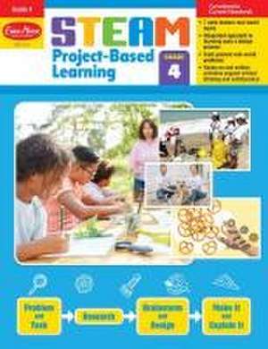 Steam Project-Based Learning, Grade 4 Teacher Resource de Evan-Moor Educational Publishers