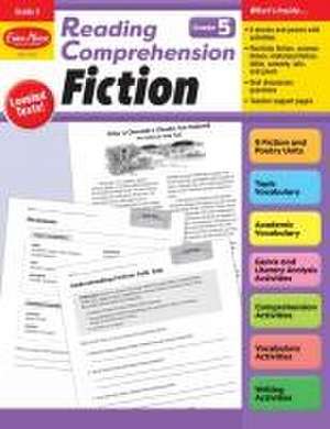 Reading Comprehension: Fiction, Grade 5 Teacher Resource de Evan-Moor Educational Publishers